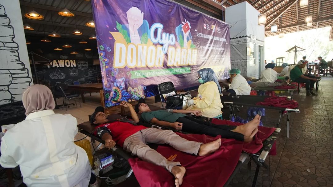 AKSI DONOR DARAH SAMF DI 4 KOTA