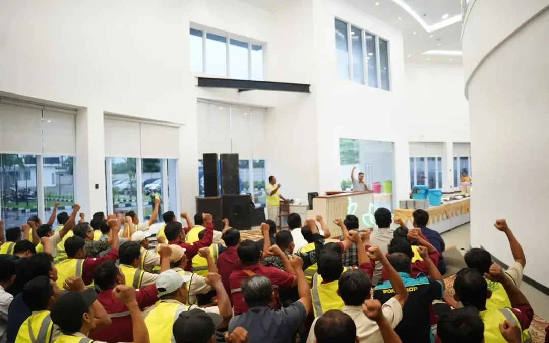 Buka Bersama Divisi Pupuk Saraswanti yang diadakan di Gedung Research Center Mojosari